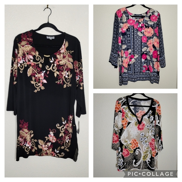 JM Collection Shirt / Tunic Bundle Women's Size 1X - Picture 1 of 16